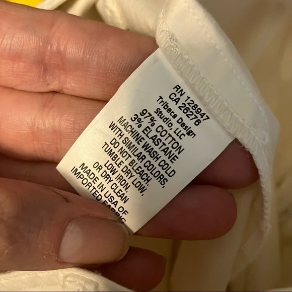 NILI Lotan White Cyro High Waisted Trousers - Picture 12 of 12